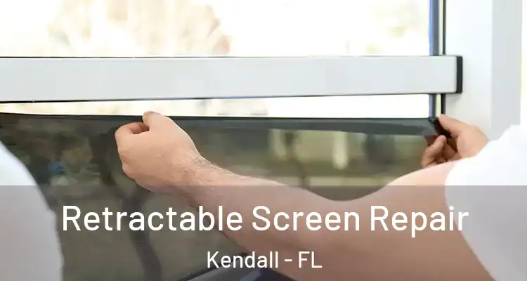  Retractable Screen Repair Kendall - FL